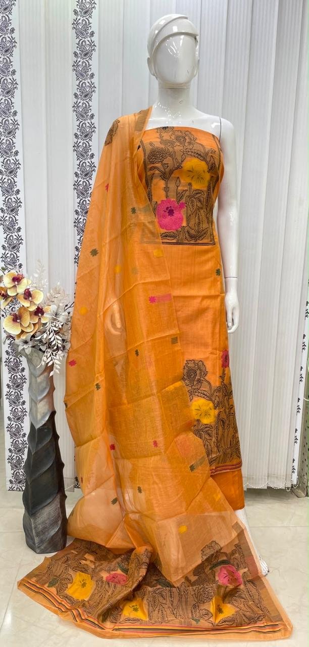 TOP SLUB SILK PETHANI JACKUARD