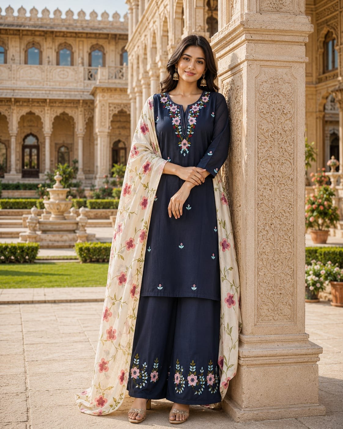 NEW ARRIVAL ✨ 💖 Elegant Rayon Floral Suit Set 💖