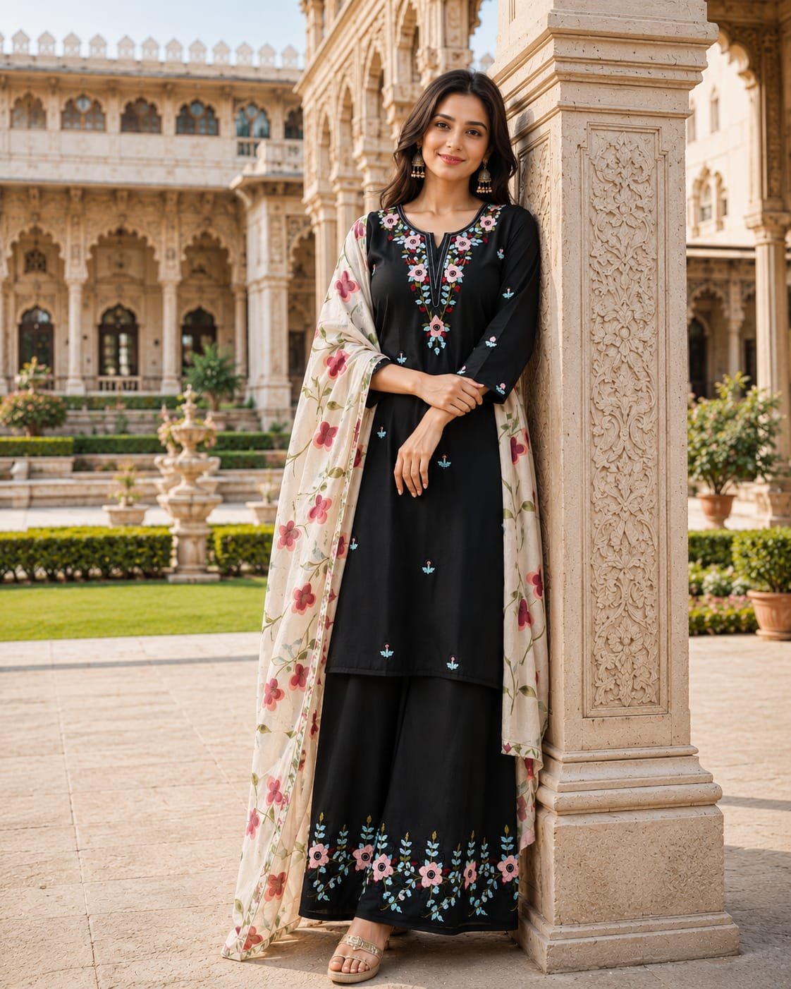 NEW ARRIVAL ✨ 💖 Elegant Rayon Floral Suit Set 💖