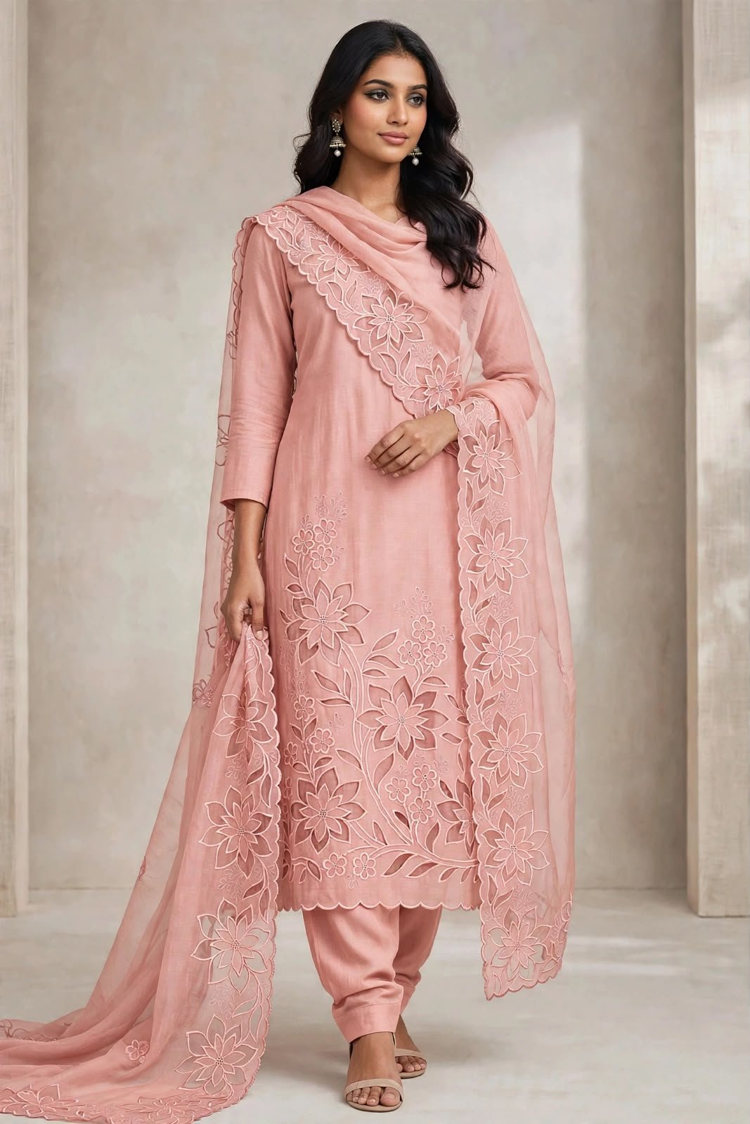 Premium quality* Top Pure mal silk, with inner heavy-looking but light to wear, boutique-style cutw